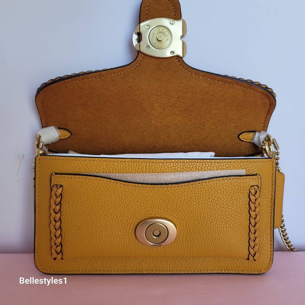 COACH Small Tabby Chain Clutch With Braided Trim & Matching Small Card Case SET⭐ - Picture 11 of 16